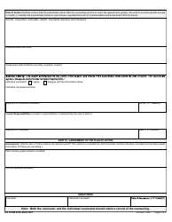 DA Form 4856 Developmental Counseling Form, Page 2