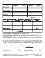 Cdbg Homeownership Assistance Application - Lee County, Florida, Page 6