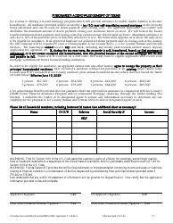 Home Down Payment Assistance Application - Lee County, Florida, Page 12