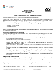 Home Down Payment Assistance Application - Lee County, Florida, Page 13