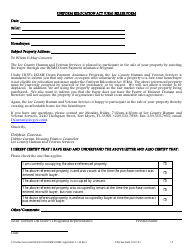 Home Down Payment Assistance Application - Lee County, Florida, Page 14