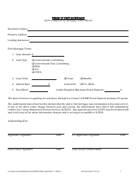 Home Down Payment Assistance Application - Lee County, Florida, Page 7