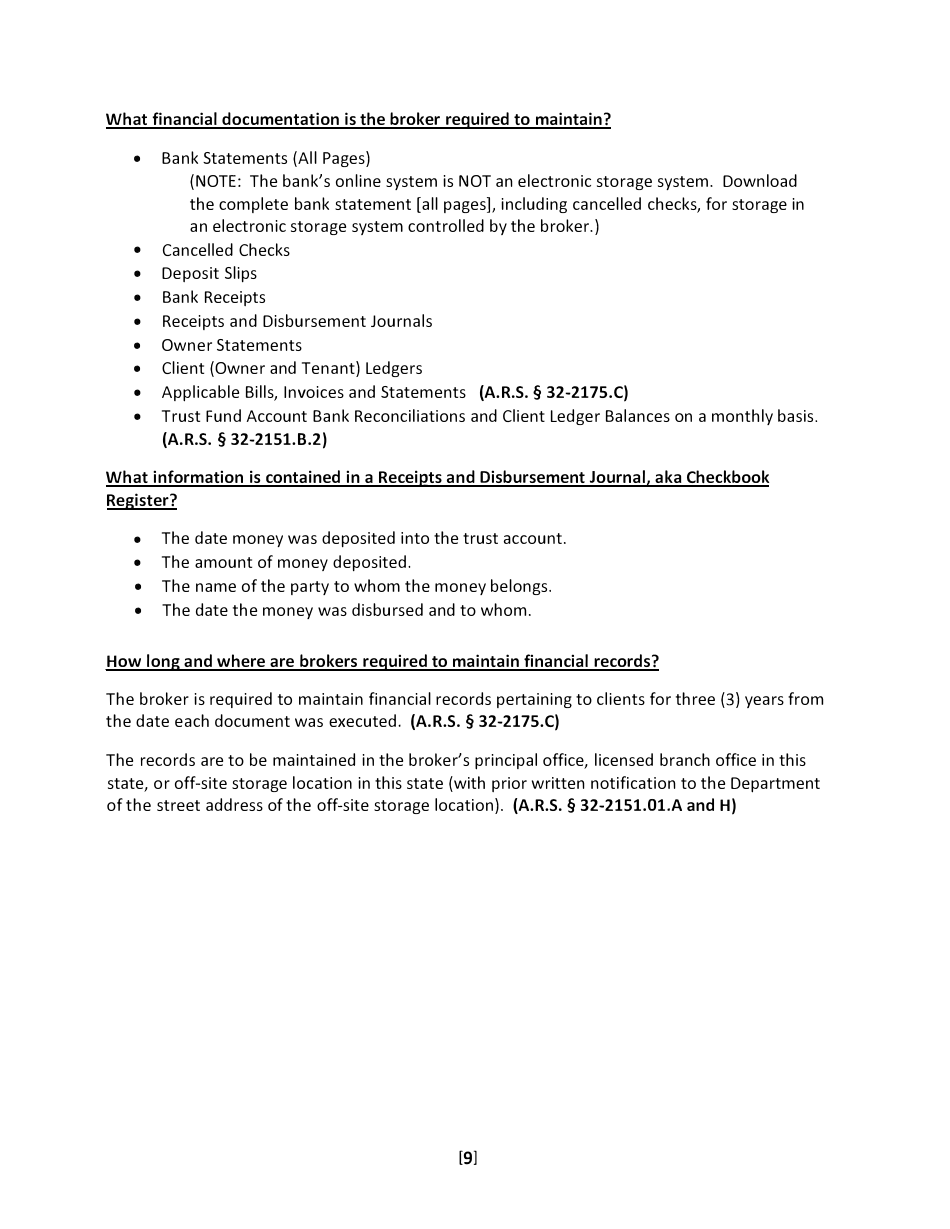Property Management Audit Packet - Arizona, Page 22