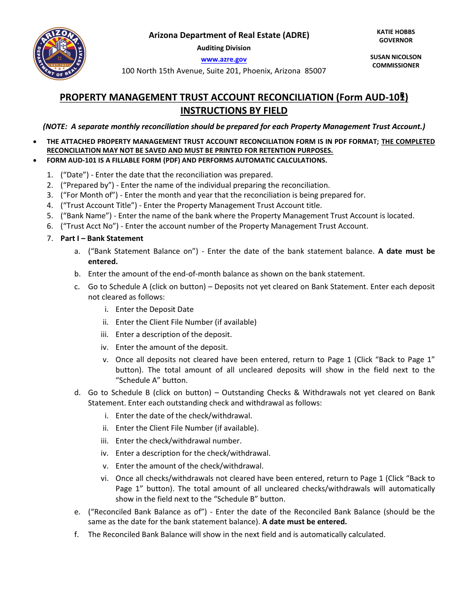 Property Management Audit Packet - Arizona, Page 6