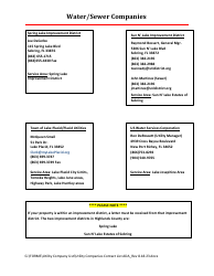 Procedures and Policy for Vacation of Right-Of-Way - Highlands County, Florida, Page 12