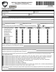 Form 8030 Employer Job Description - Kentucky, Page 2