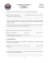 Application for Timeshare Public Report - Arizona, Page 14