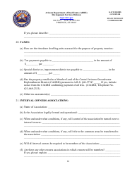 Application for Timeshare Public Report - Arizona, Page 20