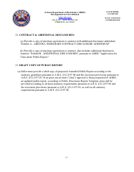 Application for Timeshare Public Report - Arizona, Page 21