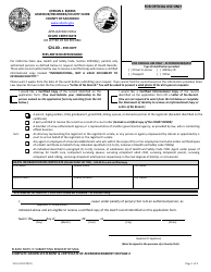 Document preview: Form V03 Application for a Death Certificate or Letter of No Record - County of San Diego, California