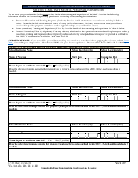 Form 7158 Military Medical Personnel Program Memorandum of Understanding - Wisconsin, Page 4