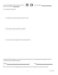 General Anesthesia Permit Application Form - Oregon, Page 9