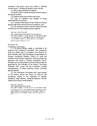 Minimal Sedation Permit Applciation Form - Oregon, Page 22