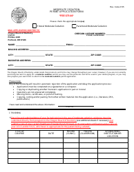 Moderate Sedation Permit Application Form - Oregon, Page 3