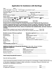 Bed Bug Assistance Program Application - City of Cleveland, Ohio, Page 2