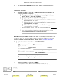 Form WA-O604.6 Order for Waiver of Court Fees - Illinois, Page 2