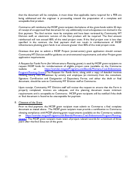 Administration Guidelines &amp; Application for Infrastructure Planning Grants - Montana, Page 11