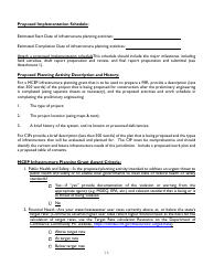 Administration Guidelines &amp; Application for Infrastructure Planning Grants - Montana, Page 16