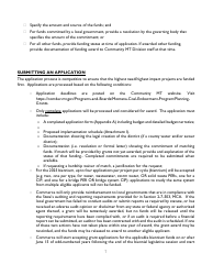 Administration Guidelines &amp; Application for Infrastructure Planning Grants - Montana, Page 7