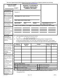 Document preview: Form EX-R2903.7 Request to Expunge & Impound and/or Seal Criminal Records - Illinois