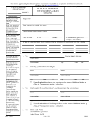 Document preview: Form EX-N2904.4 Notice of Filing for Expungement and/or Sealing - Illinois
