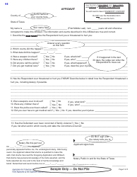 Protective Order Kit - Texas, Page 11