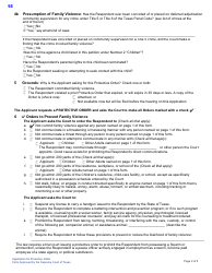 Protective Order Kit - Texas, Page 15