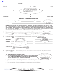 Protective Order Kit - Texas, Page 21