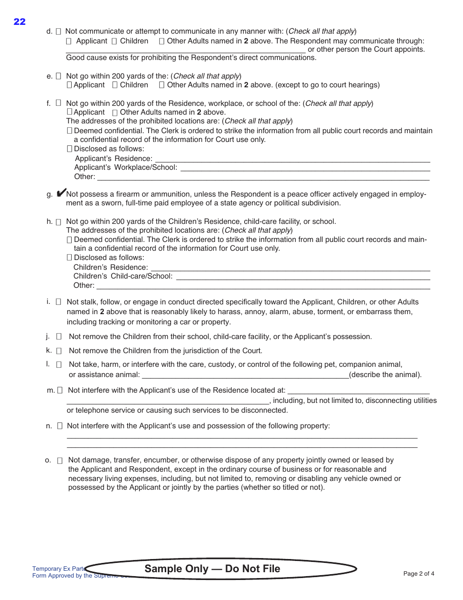 Texas Protective Order Kit - Fill Out, Sign Online and Download PDF ...