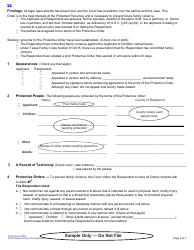 Protective Order Kit - Texas, Page 32