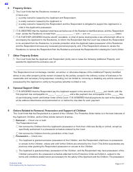 Protective Order Kit - Texas, Page 42