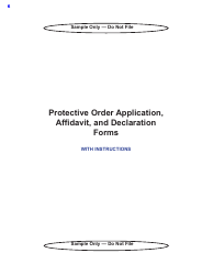 Protective Order Kit - Texas, Page 6