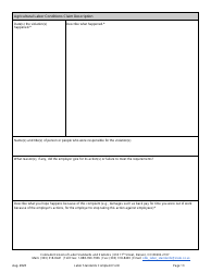Labor Standards Complaint Form - Colorado, Page 13
