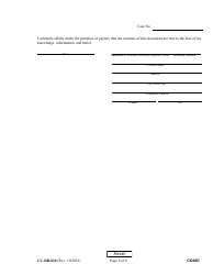 Form CC-DR-020 Counter-Claim for Absolute Divorce - Maryland, Page 6