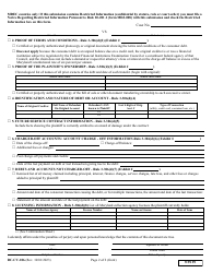 Form DC-CV-106 Complaint - Assigned Consumer Debt - Maryland, Page 3