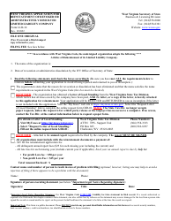 Form LLD-10 Application for Reinstatement of Revoked or Administratively Dissolved Limited Liability Company - West Virginia
