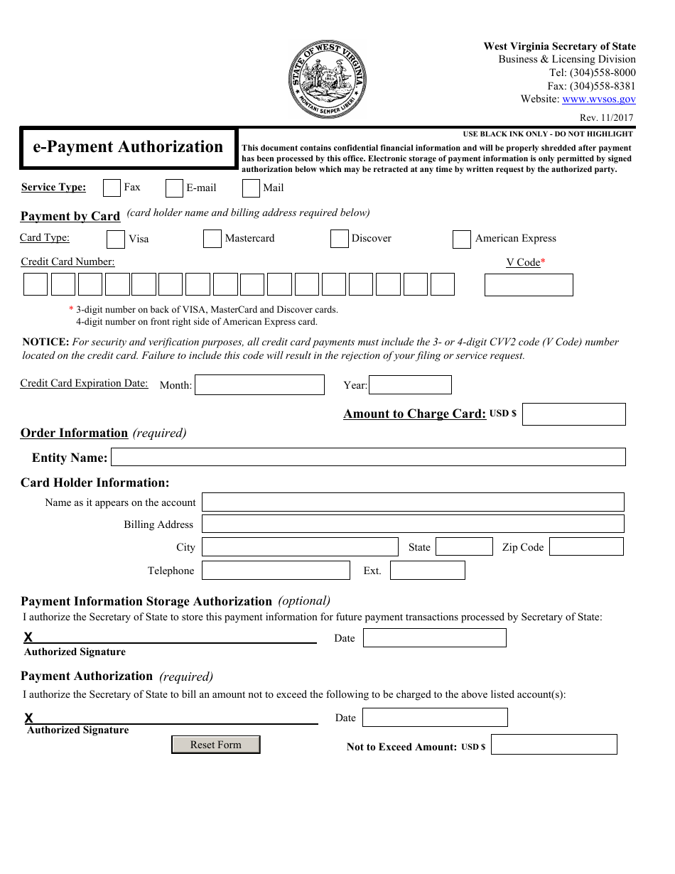 Form LLD-10 Application for Reinstatement of Revoked or Administratively Dissolved Limited Liability Company - West Virginia, Page 7