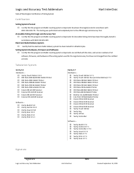 Document preview: Logic and Accuracy Test Addendum - Hart Intercivic - Washington