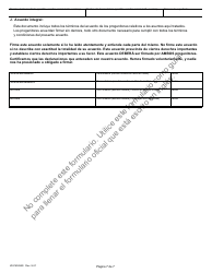 Formulario JD-FM-284S Acuerdo Sobre Custodia Y Plan De Crianza - Connecticut (Spanish), Page 7