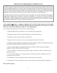Affidavit of Notary Misconduct (Notary Public Complaint) - Alabama, Page 3