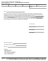 Document preview: Form RW10-24 30-day Notice to Vacate - Nonresidential Occupant - California