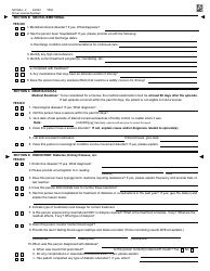 Form MV3644 Medical Examination Report - Wisconsin, Page 2