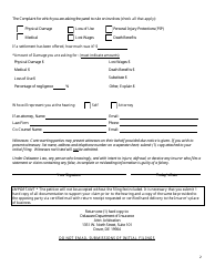 Request for Automobile Arbitration - Delaware, Page 2