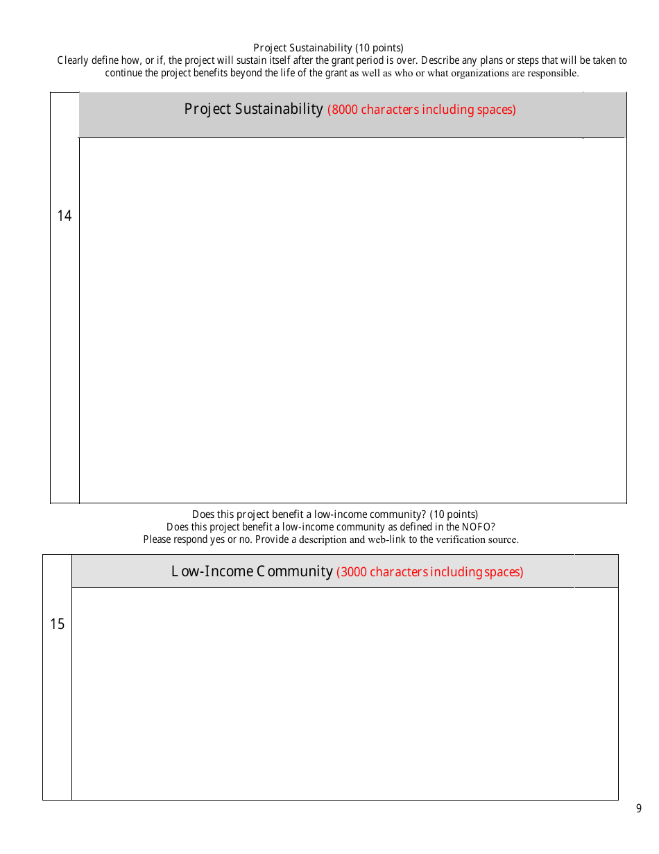 Community Wildfire Defense Grant, Page 9