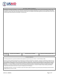 Form AID414-1 Tenure Evaluation Form - Foreign Service, Page 7