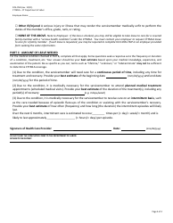 Form DOL-FMS Certification for Serious Injury or Illness of a Current Servicemember for Military Caregiver Leave - Connecticut, Page 4