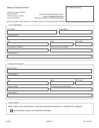 Notary Complaint Form - Colorado, Page 2