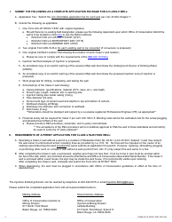 Form UIC-25 STRAT TEST Class V Stratigraphic Test Well Permit Application - Louisiana, Page 3