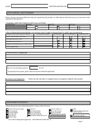 Employment Application - City of Davis, California, Page 5