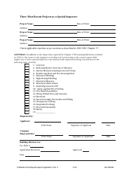 Form 11 Application for Special Inspector Approval - City of Chico, California, Page 2